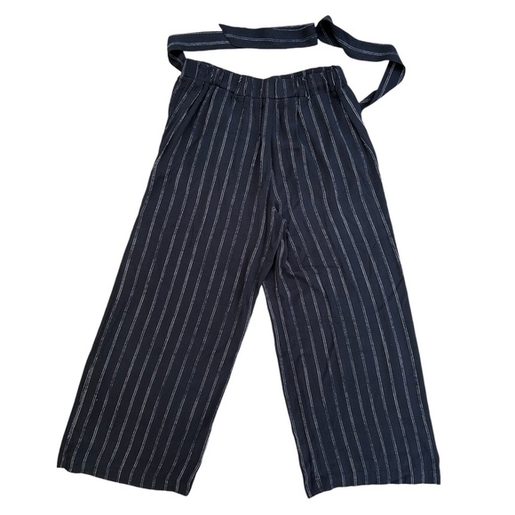 Aritzia Wilfred Faun Wide Leg Pants MED High Waist Pull-On Lagenlook Cottagecore - Picture 5 of 16